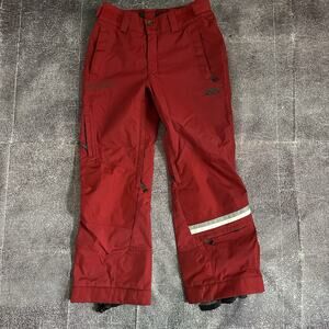 Women's Helly Hansen Insulated Resort Red Ski Patrol Winter Snow Ski Pants Sz M